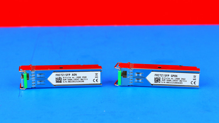 SFP-Module für AON und GPON (Bild: Harald Karcher)